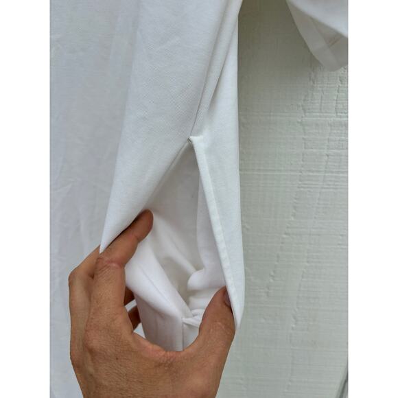 Nap Dress Loungewear, White Wrap, Short Sleeve, Oversize, Sz‎ S - Picture 4 of 8